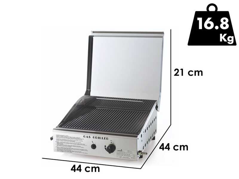 Ompagrill Single 4043/Cover/M - Plancha a gas