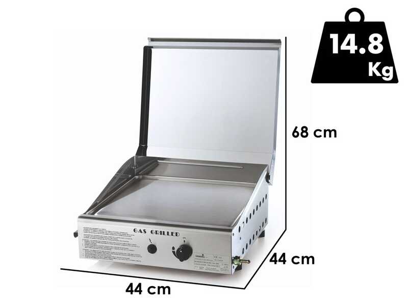 Ompagrill Single 4044/Cover/M - Plancha a gas