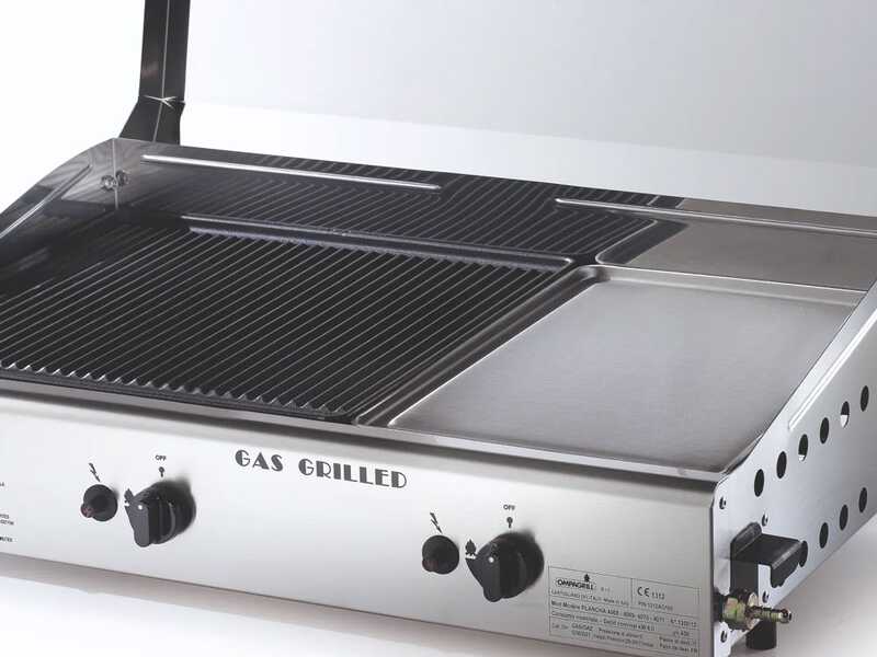 Ompagrill Double 4070/Cover/M - Plancha a gas