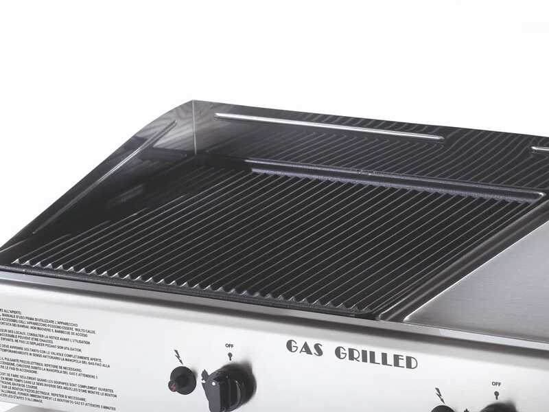 Ompagrill Double 4070/M - Plancha a gas