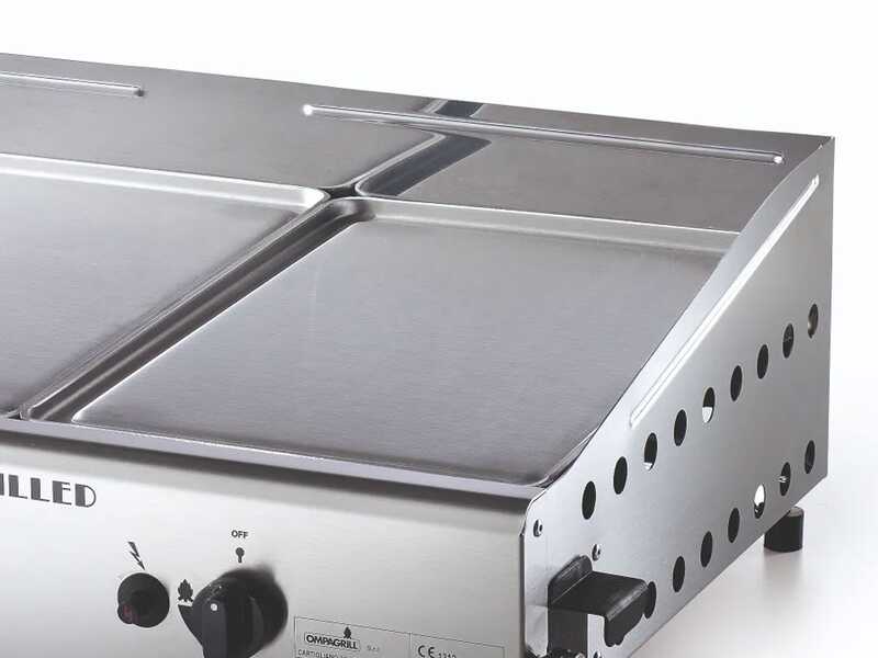 Ompagrill Double 4071/M - Plancha a gas