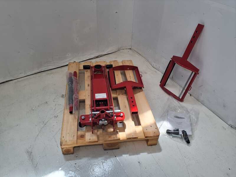 OUTLET - PICCOLI DIFETTI ESTETICI - Sollevatore professionale per trattorino rasaerba, elevatore, piattaforma elevatrice 800 Kg