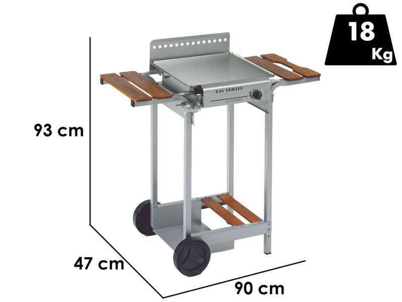 Ompagrill Gas 4043 Stainless - Barbecue a gas