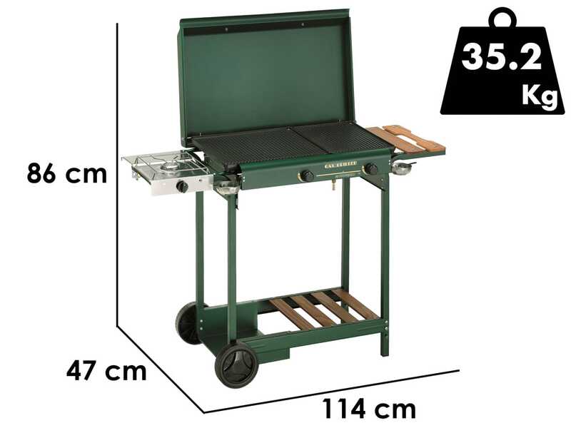 Ompagrill Doppio Gas 4071 07/M - Barbecue a gas