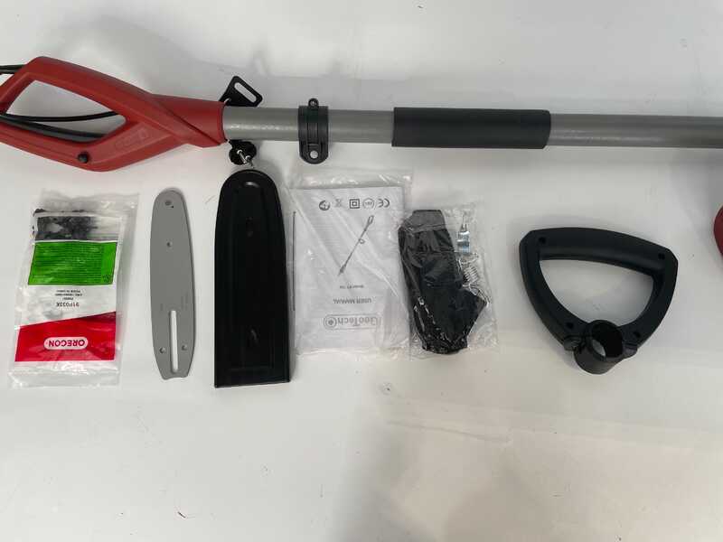 OUTLET - SENZA IMBALLO ORIGINALE - GeoTech PT 750 - Potatore elettrico su asta telescopica - Lama da 19cm