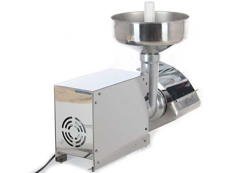 OUTLET - DA ESPOSIZIONE - Passapomodoro elettrico AE-SM5 - 1.5 Hp INOX con motore elettrico 230 V - 800 W