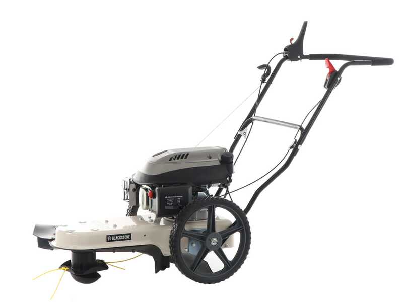 OUTLET - PICCOLI DIFETTI ESTETICI - BlackStone WGT 56-173 - Decespugliatore a ruote a benzina 4 tempi a spinta