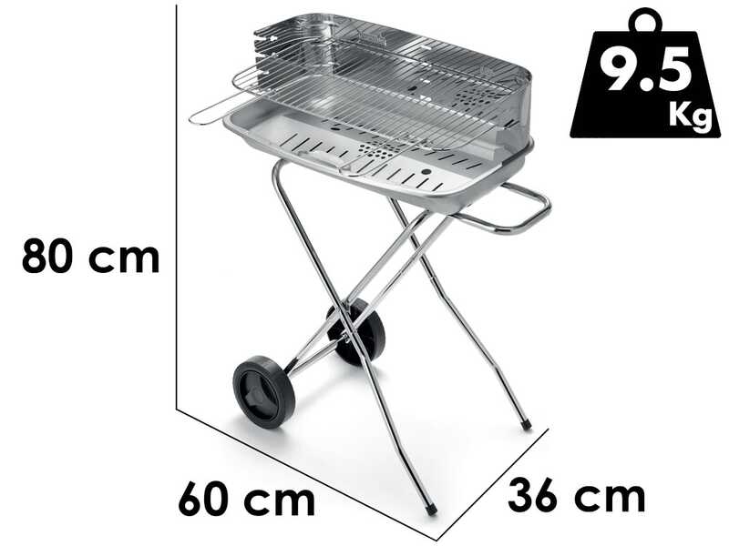 Ompagrill 60-40/r - Barbecue a carbone