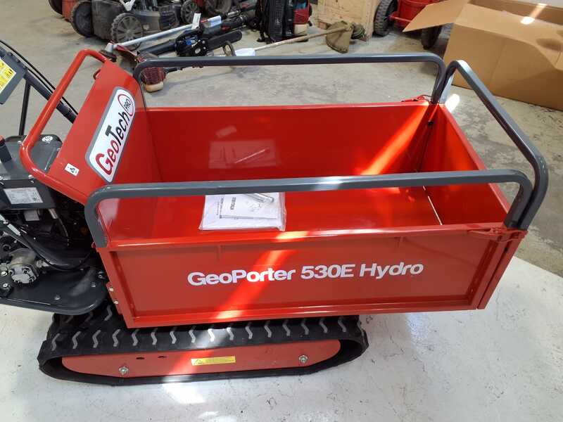 OUTLET - DA ESPOSIZIONE - GeoTech-Pro GeoPorter 530E Hydro - Motocarriola cingolata - Portata 500Kg