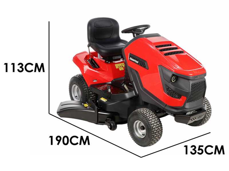 Snapper SPX107 - Trattorino tagliaerba - Briggs&amp;Stratton 656cc - Scarico laterale