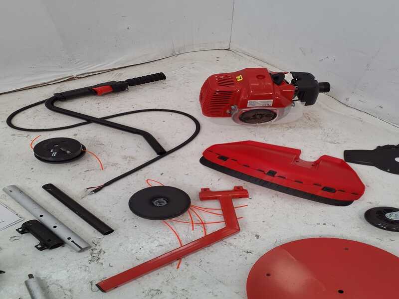 OUTLET - PICCOLI DIFETTI ESTETICI - GeoTech HPBC 550 - Decespugliatore a ruote a miscela a spinta