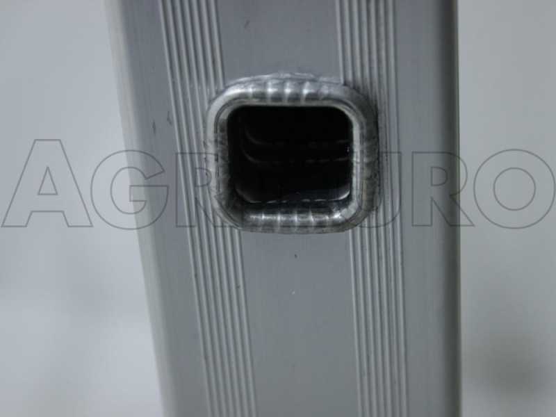 Facal Stilo SL290-2, 2x10 gradini, 4.54 m - Scala telescopica in alluminio allungabile - Altezza stimata operativa 5.44 m