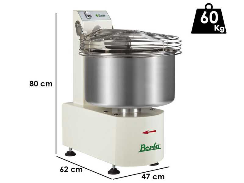 OUTLET - DIFETTI ESTETICI - FIMAR BERTA 25 - Impastatrice a gancio Trifase - Indicata per impasti grassi a Basso surriscaldamento - Vasca 32L