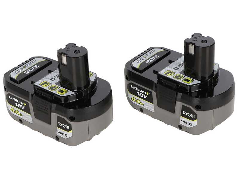 Ryobi RY18LMX46A-250 - Tagliaerba a batteria - 2x 18V/5Ah - Taglio 46 cm