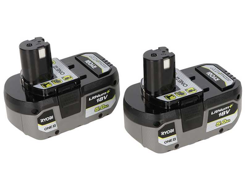 Ryobi RY18LMX46A-250 - Tagliaerba a batteria - 2x 18V/5Ah - Taglio 46 cm