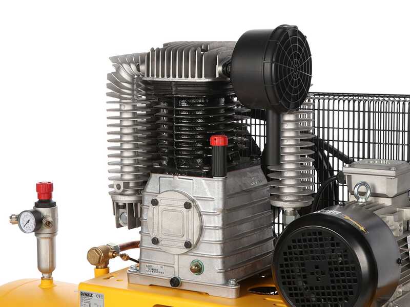 DeWalt DXCMB55T271HCE - Compressore aria elettrico trifase a cinghia - Motore 5,5 HP &ndash; 270 lt