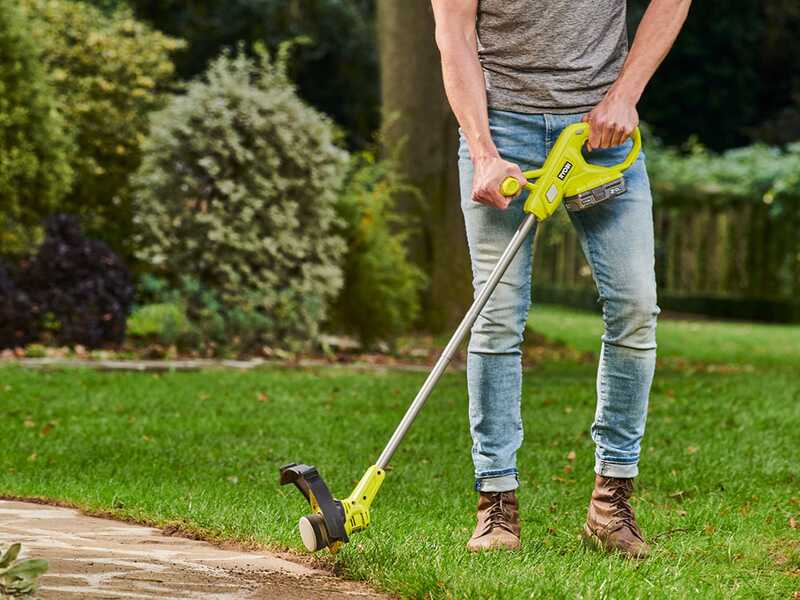 Ryobi RLM18X33B50LT23A - Kit Rasaerba + Tagliabordi a batteria - 18V 5Ah - Taglio 33cm + 23cm