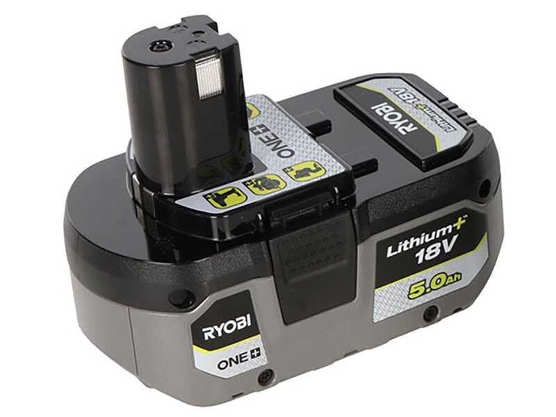 Ryobi RLM18X33B50LT23A - Kit Rasaerba + Tagliabordi a batteria - 18V 5Ah - Taglio 33cm + 23cm