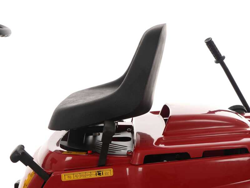 OUTLET - PICCOLI DIFETTI ESTETICI - Eurosystems ASSO 76 Mini rider - Rider trattorino rasaerba - Cambio Meccanico a marce - Larghezza di taglio 76 cm