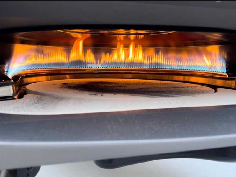 Witt Etna Rotante Grigio - Forno a gas per pizza
