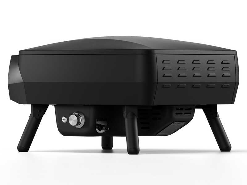 Witt Piccolo Rotante Nero - Forno a gas per pizza