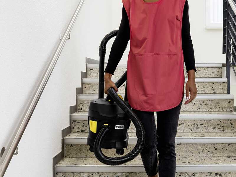 Karcher Pro T 11/1 Classic HEPA Re!Plast - Aspirapolvere professionale ULTRA silenzioso - 850 W