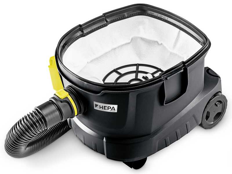 Karcher Pro T 11/1 Classic HEPA Re!Plast - Aspirapolvere professionale ULTRA silenzioso - 850 W