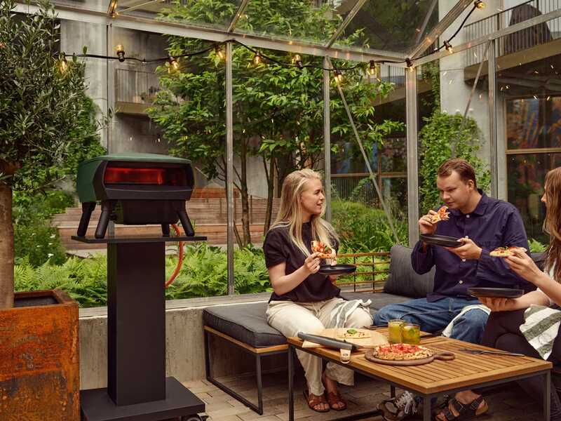 Witt Piccolo Rotante Verde - Forno a gas per pizza