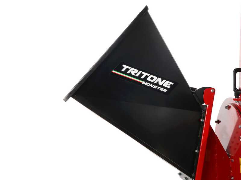 Ceccato Tritone Monster - Biotrituratore a scoppio trainabile - Motore Honda GX390