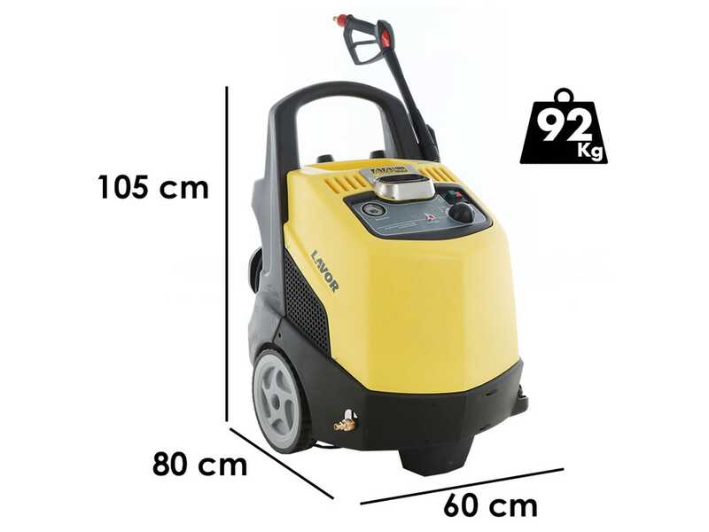 OUTLET - UTILIZZATA PER PROVA - Lavor Texas R 1611 GL - Idropulitrice ad acqua calda professionale - Pressione 180 bar - 660 l/h