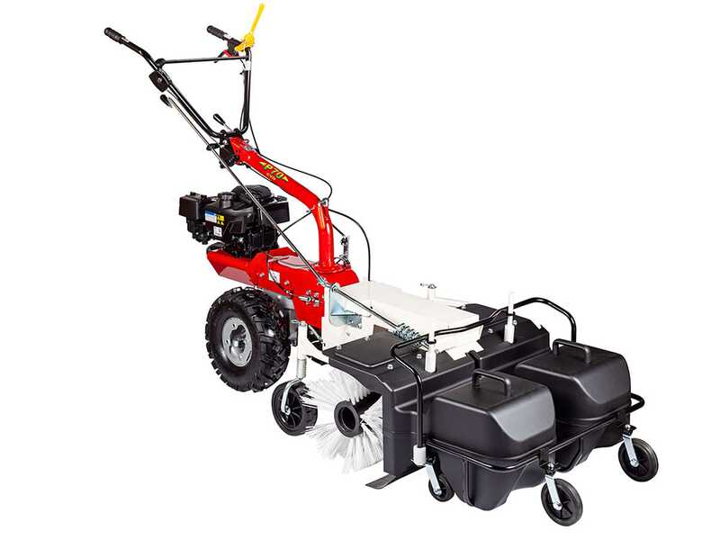 OUTLET - PICCOLI DIFETTI ESTETICI - Accessorio spazzolatrice frontale con raccoglitore per P70 EVO