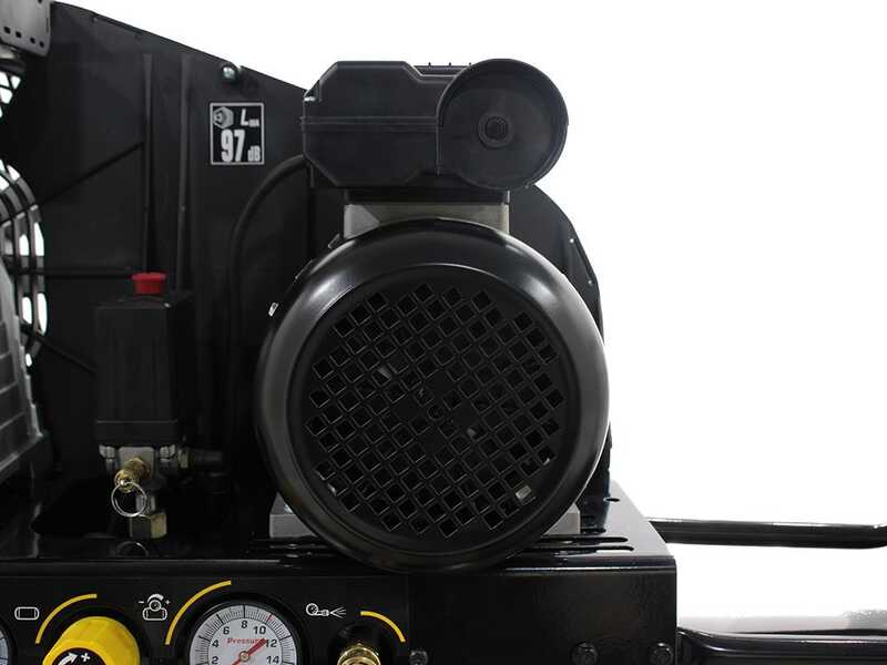 OUTLET - SENZA IMBALLO ORIGINALE - Stanley Fatmax B 255/10/100 - Compressore aria elettrico monofase a cinghia - Motore 2 HP - 100 lt