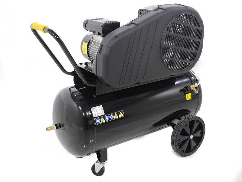 OUTLET - SENZA IMBALLO ORIGINALE - Stanley Fatmax B 255/10/100 - Compressore aria elettrico monofase a cinghia - Motore 2 HP - 100 lt
