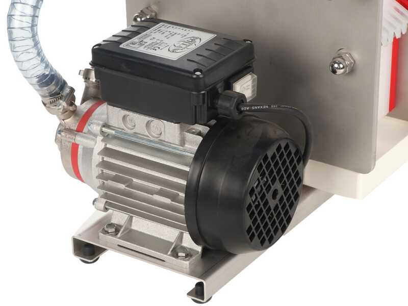 Enotecnica Pillan F14 - Filtro per vino professionale da 14 cartoni 20x20 cm - Telaio INOX e pompa NOVAX