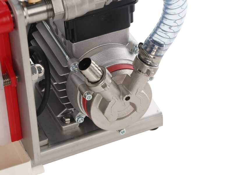 Enotecnica Pillan FC8 - Filtro per vino professionale da 8 cartoni 20x20 cm - Telaio INOX e pompa NOVAX