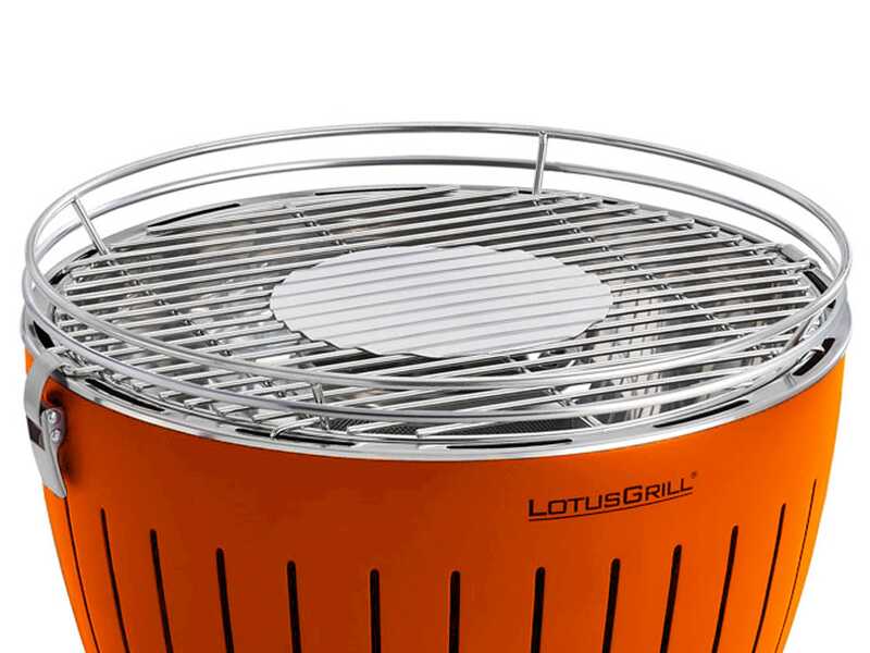 LotusGrill LG G34 U OR - Barbecue portatile per esterno - Scocca arancione