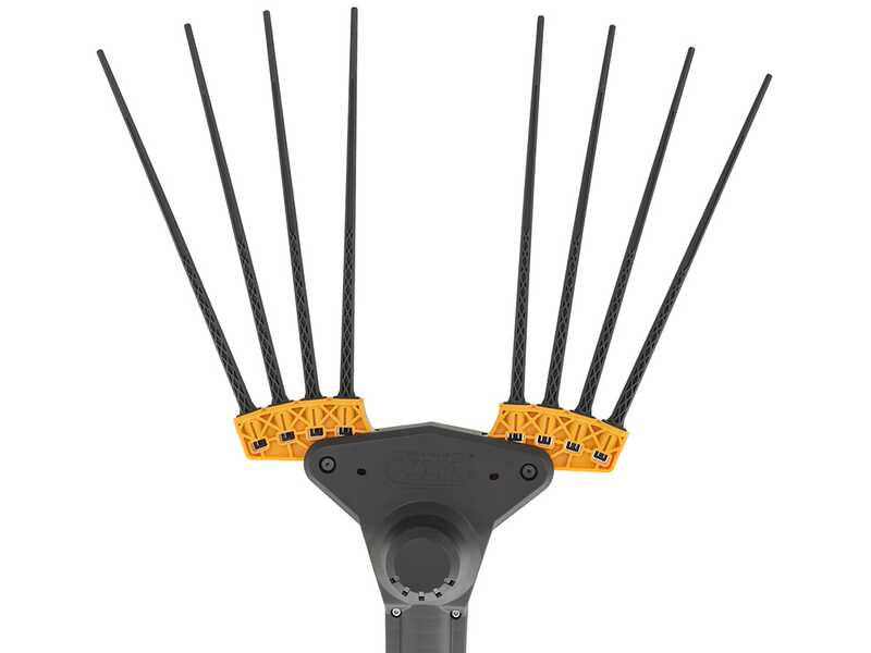 Volpi Bomber 165L - Abbacchiatore elettrico 210/300 cm a batteria tipo auto con cavo in dotazione - Asta telescopica in alluminio