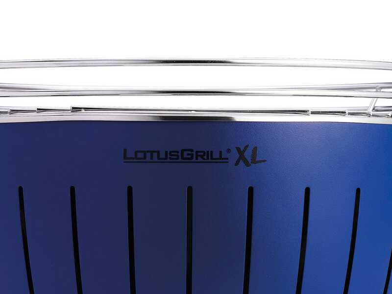 LotusGrill LG G435 U BL - Barbecue portatile per esterno XL - Scocca blu