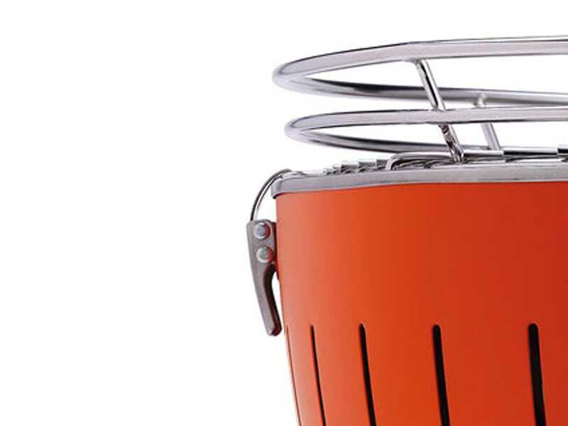 LotusGrill LG G435 U OR - Barbecue portatile per esterno XL - Scocca arancione