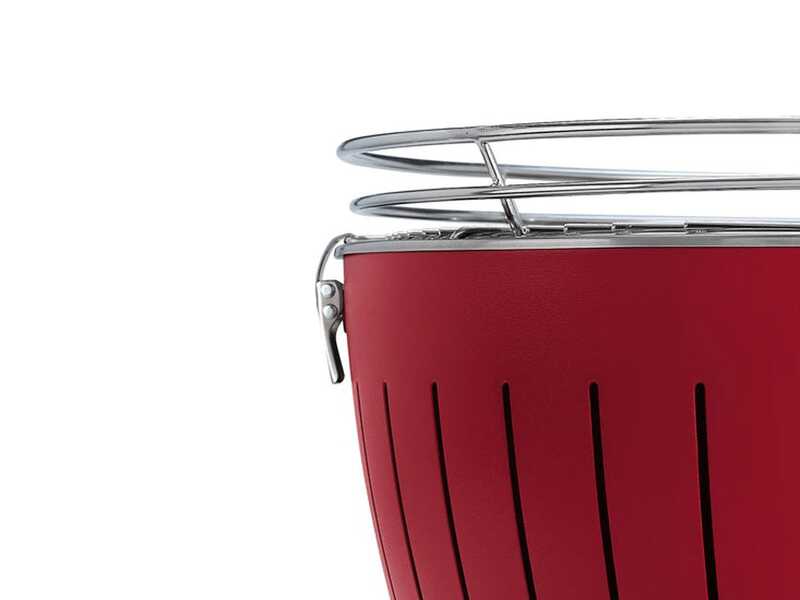 LotusGrill LG G435 U RD - Barbecue portatile per esterno XL - Scocca rossa