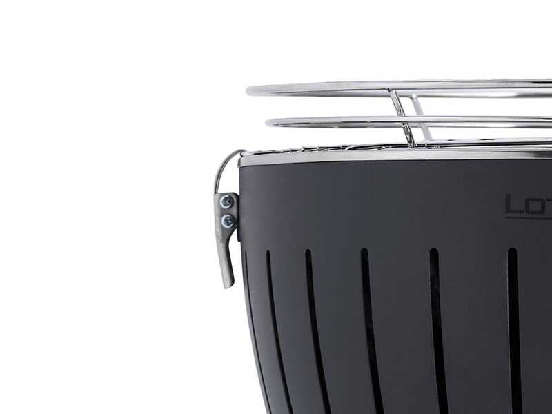 LotusGrill LG G28 U - Barbecue portatile per esterno Mini - Scocca antracite
