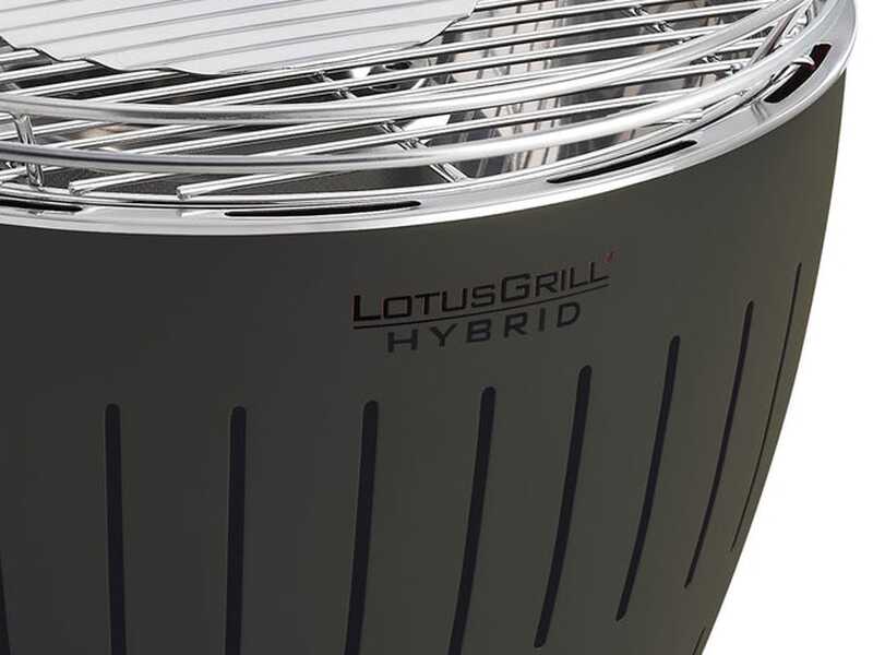 LotusGrill LG G34 H - Barbecue portatile per esterno ibrido - Scocca nera