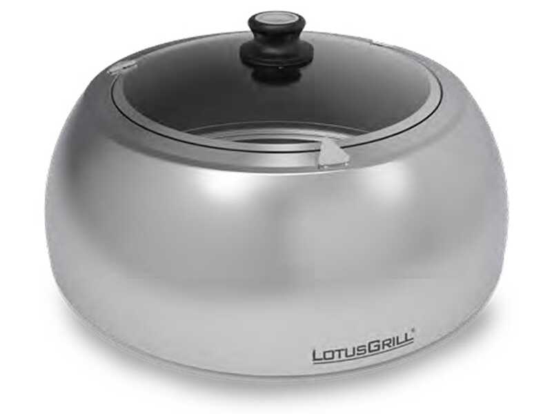 LotusGrill - Cappa inox e vetro per barbecue Standard