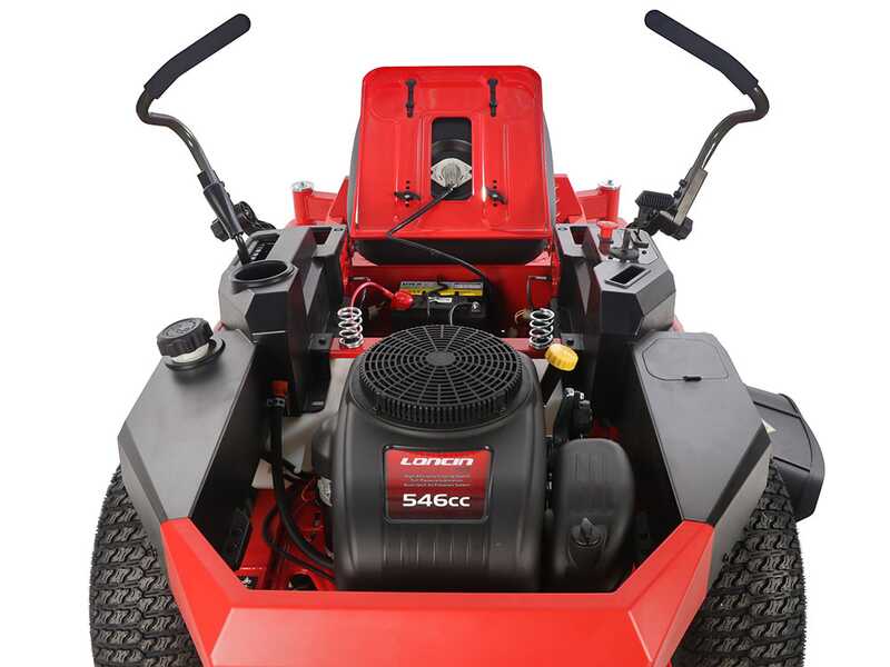 Ama Z TURN ZTR107H - Trattorino rasaerba professionale a raggio zero - Scarico laterale - Motore 546cc