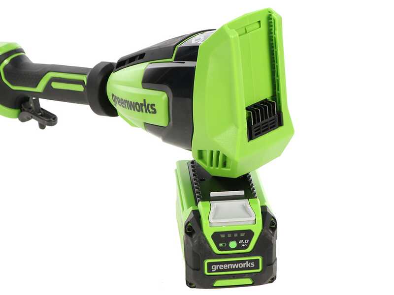 Greenworks PH40B01-01 - Tagliasiepi elettrico su asta di prolunga telescopica orientabile - 40V/2Ah
