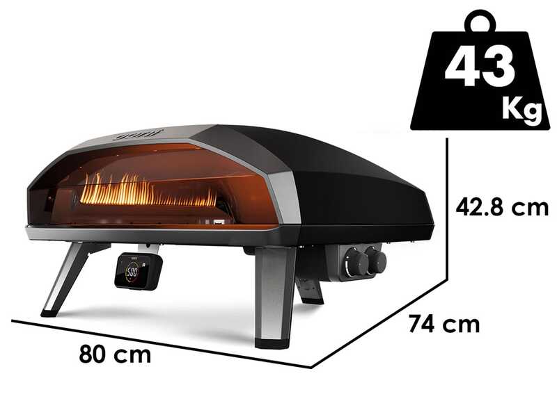 OONI Koda 2 Max - Forno a gas per pizza - Capacit&agrave; cottura: 2 pizze