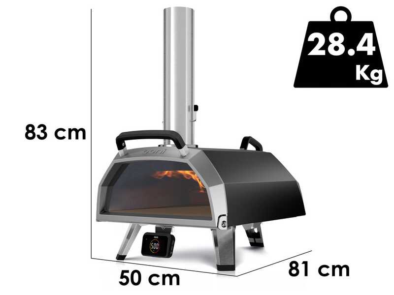 OONI Karu 2 Pro - Forno portatile legna/carbone/gas per pizza