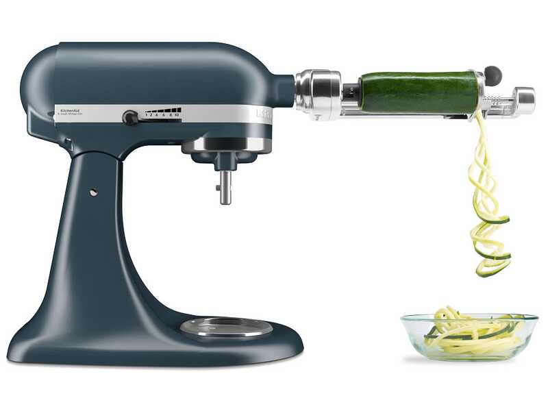 KitchenAid Classic 5KSM95PS Blu Acciaio - Planetaria con testa reclinabile