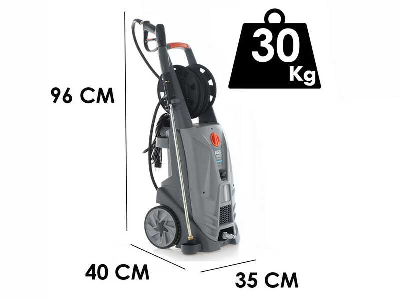 OUTLET - PICCOLI DIFETTI ESTETICI - Comet KSX 1950 Gold Plus - Idropulitrice e avvolgi tubo - 180 bar max - 564 lt/h