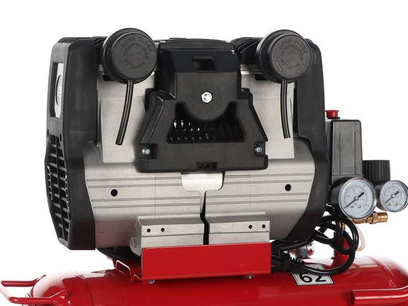 FIAC Xilence 24 XS258 - Compressore aria elettrico monofase silenziato - Oil-less - Motore 2 HP - 24 lt